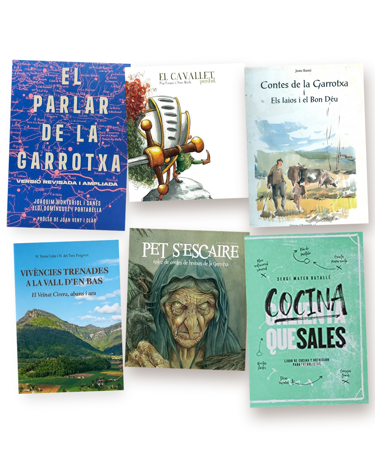 Portades de llibres editats a la Garrotxa